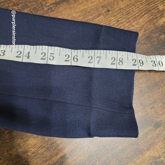 Vtg Talbots Wool Blazer 10 P Woven Navy USA 80's 90's Classic Preppy - Picture 8 of 10